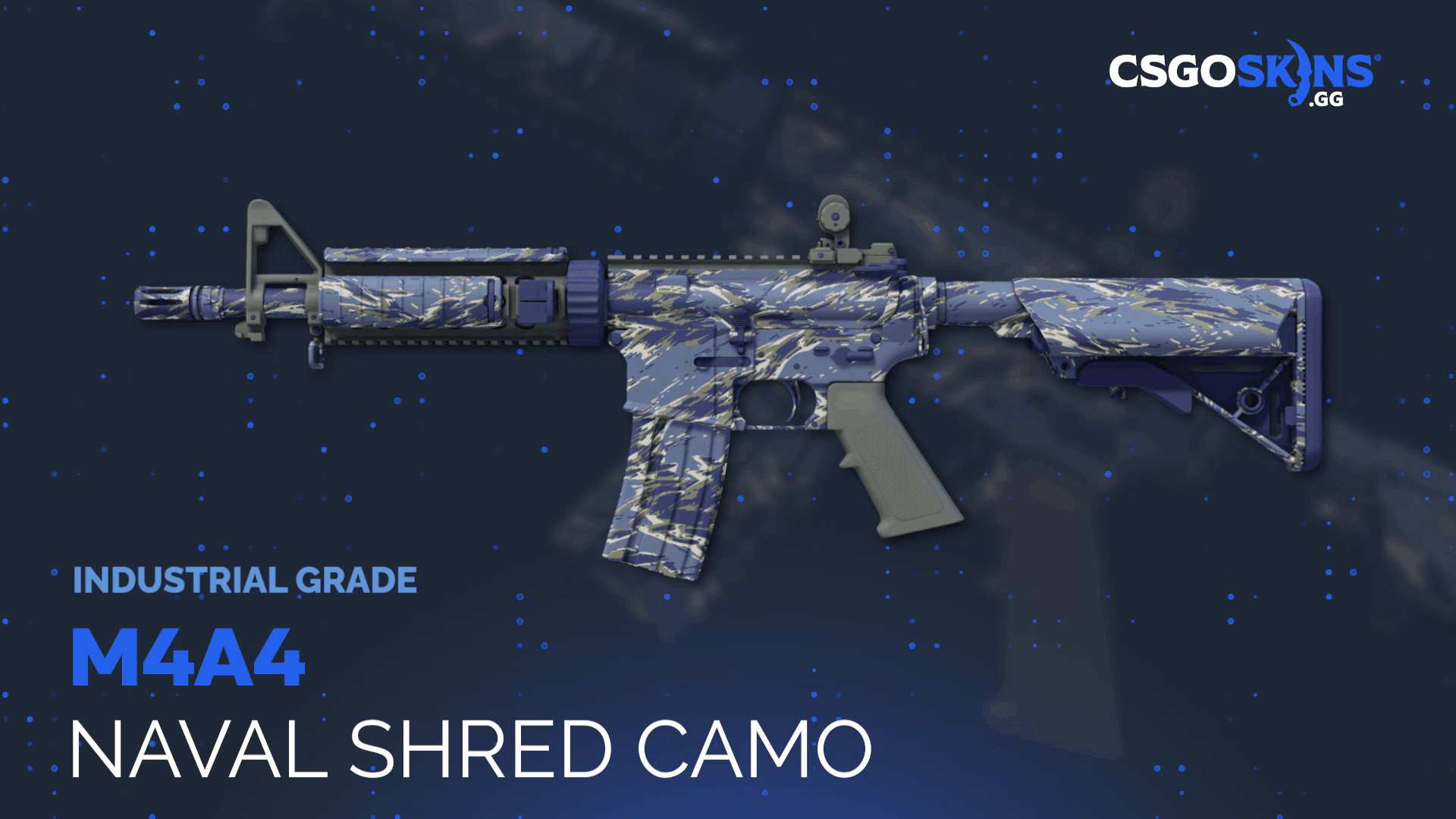 M4A4 | Naval Shred Camo Gameplay Showcase