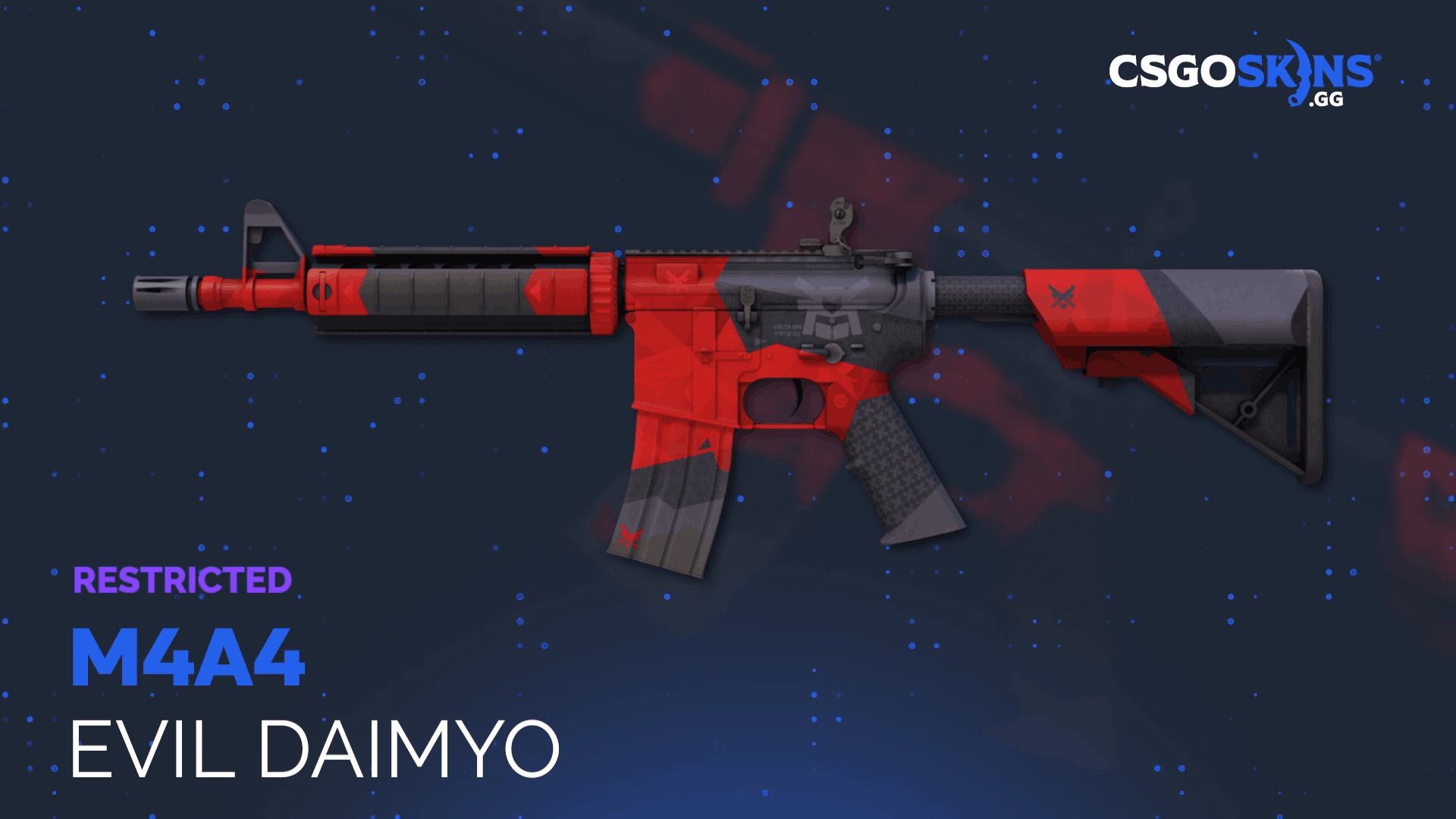 M4A4 | Evil Daimyo Gameplay Showcase