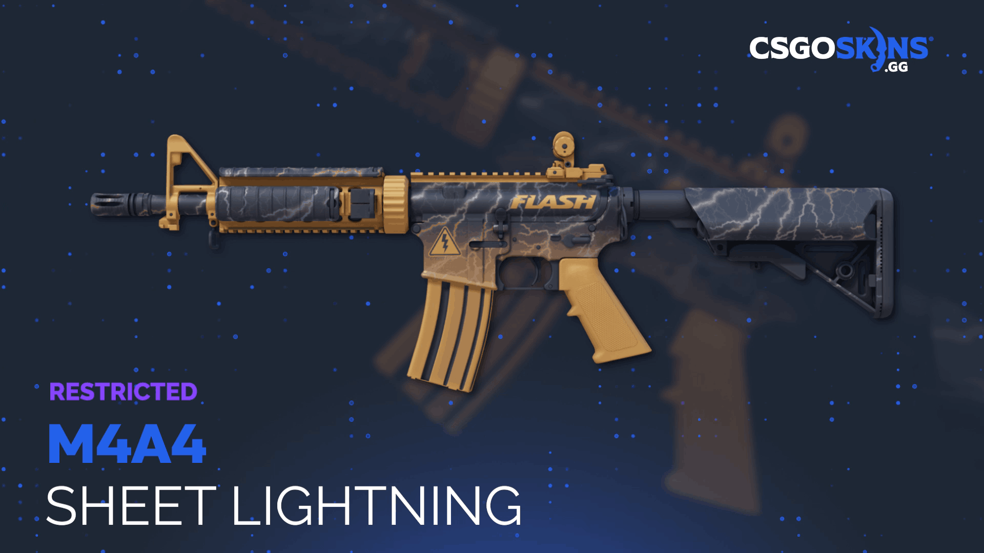 M4A4 | Sheet Lightning Gameplay Showcase
