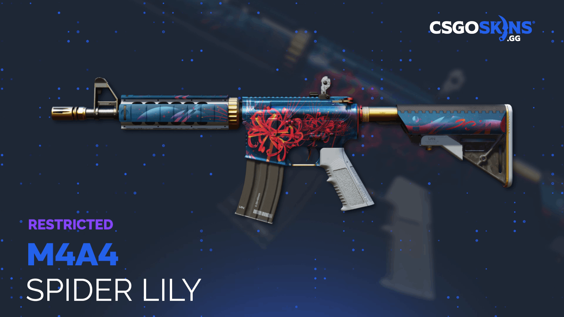 M4A4 | Spider Lily Gameplay Showcase