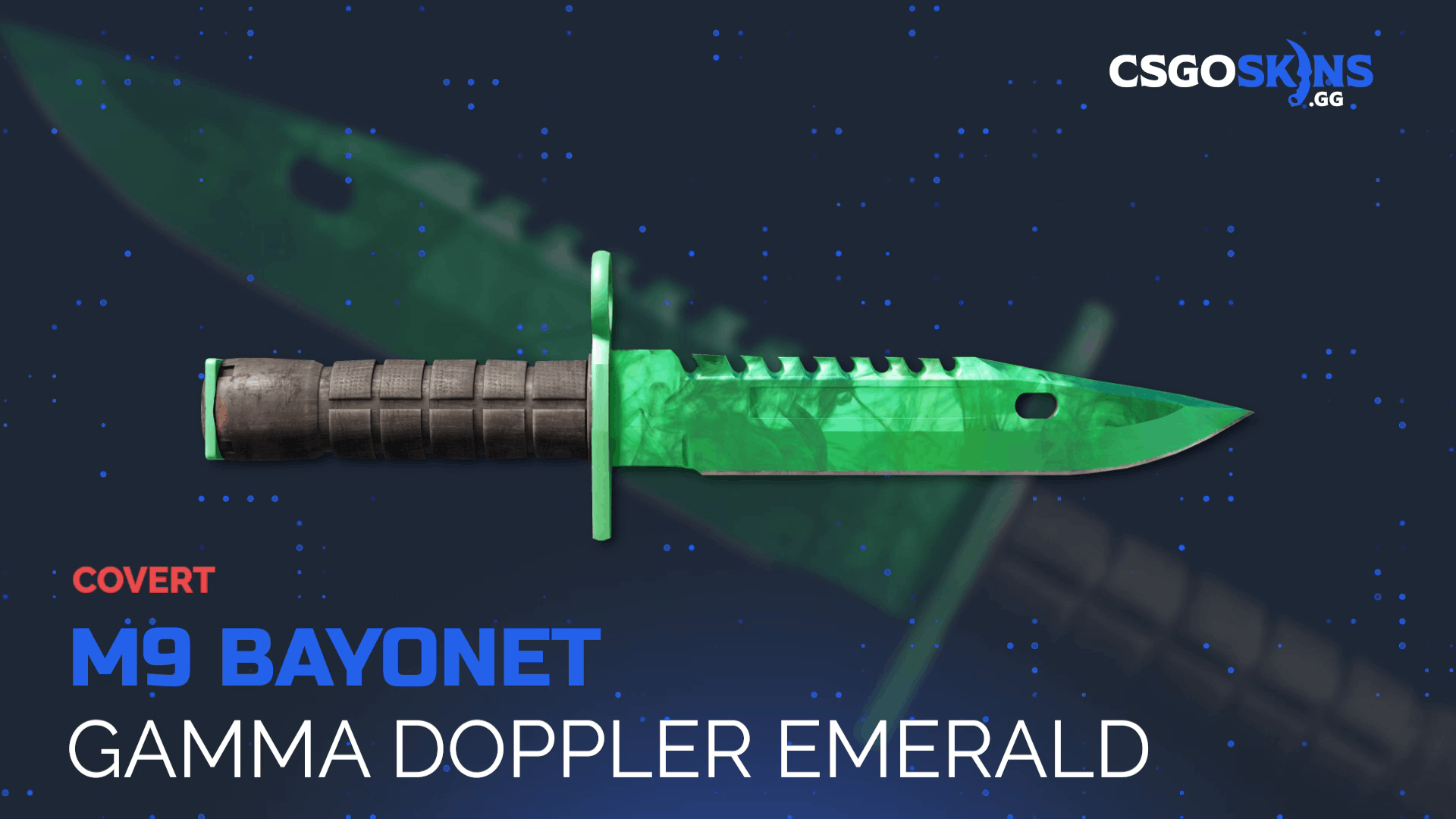 ★ M9 Bayonet | Gamma Doppler Emerald Gameplay Showcase