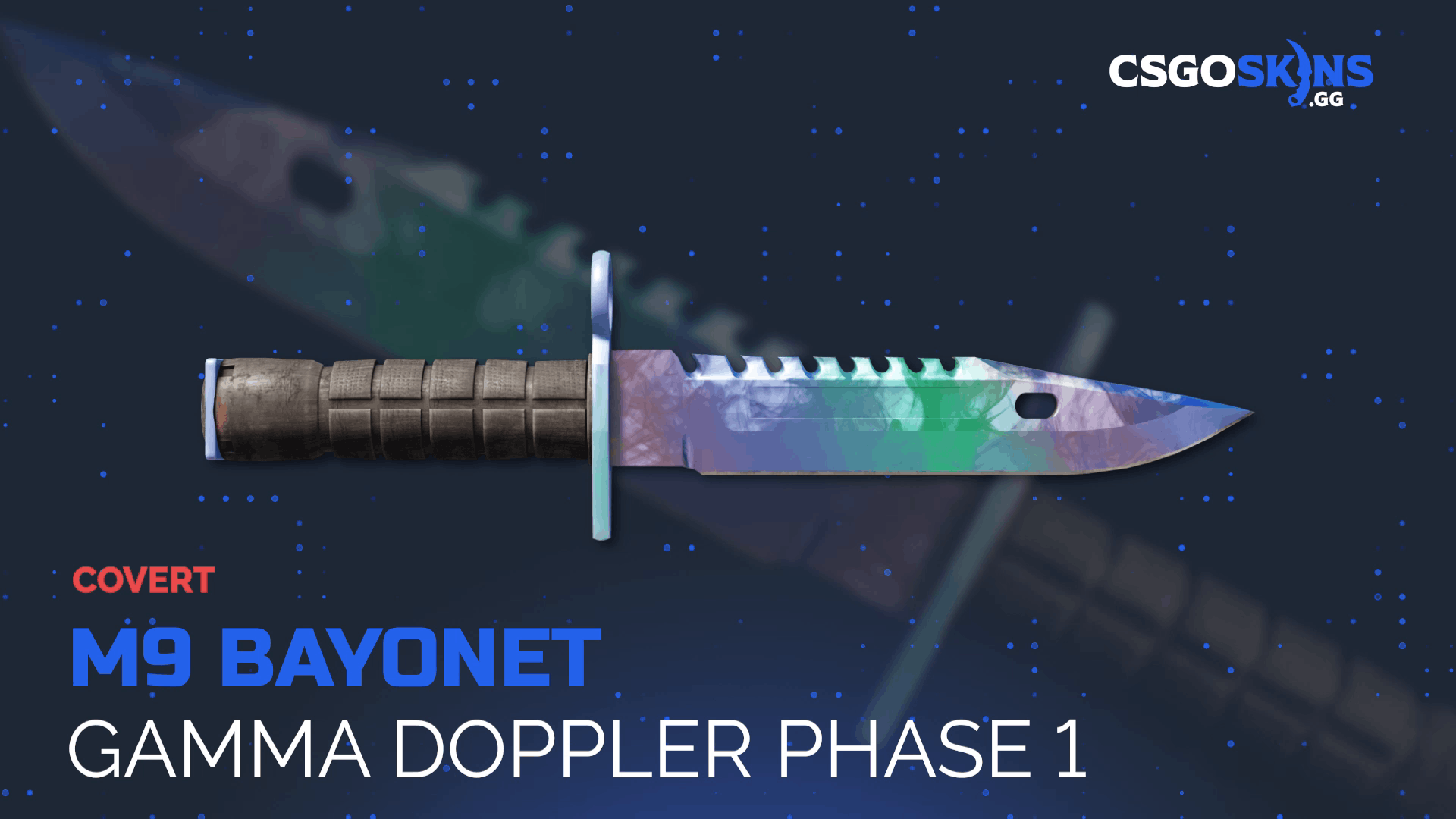 ★ M9 Bayonet | Gamma Doppler Phase 1 Gameplay Showcase