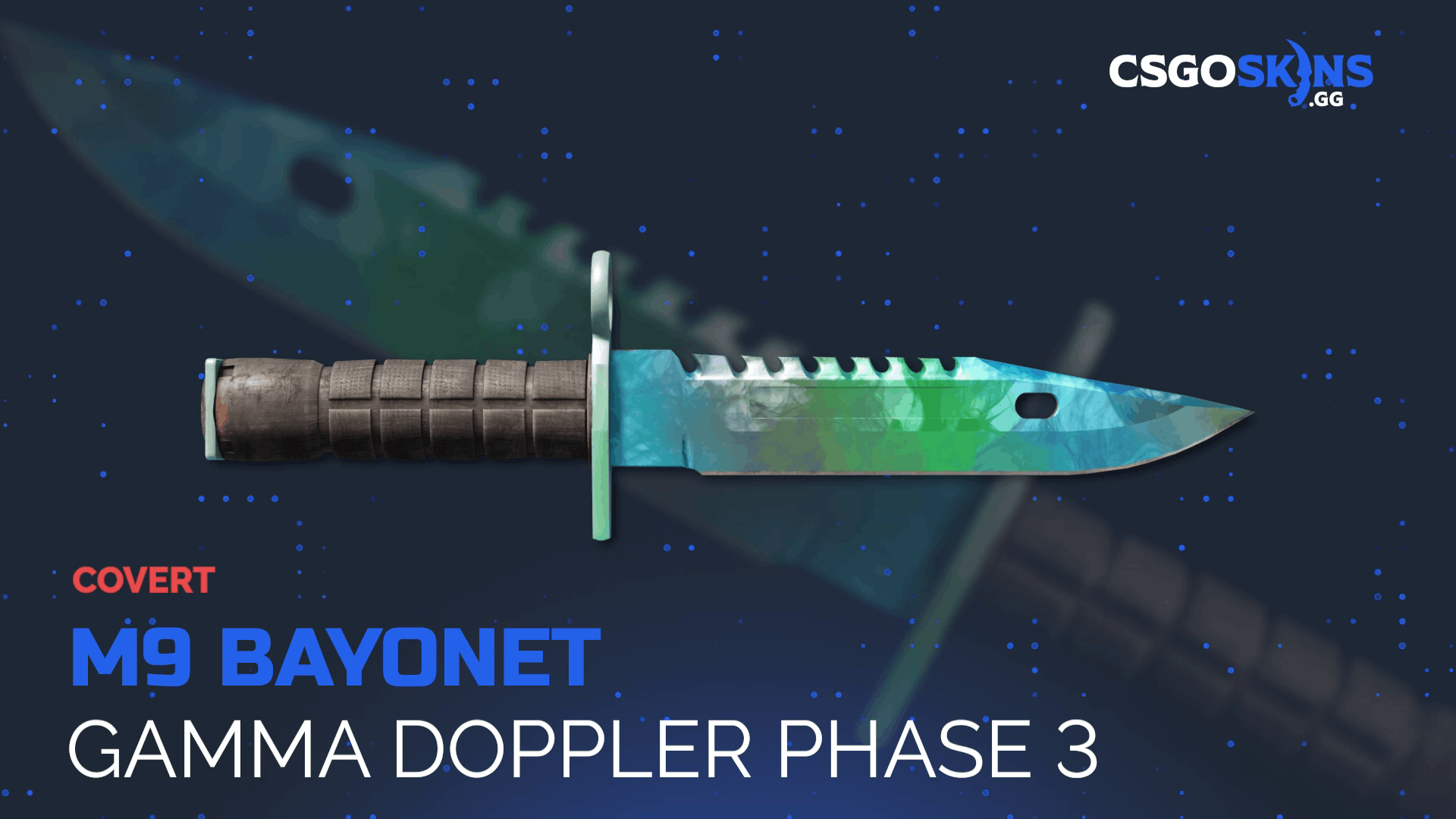 ★ M9 Bayonet | Gamma Doppler Phase 3 Gameplay Showcase