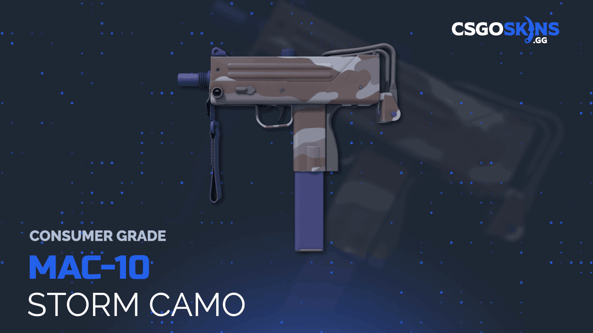 MAC-10 | Storm Camo Gameplay Showcase