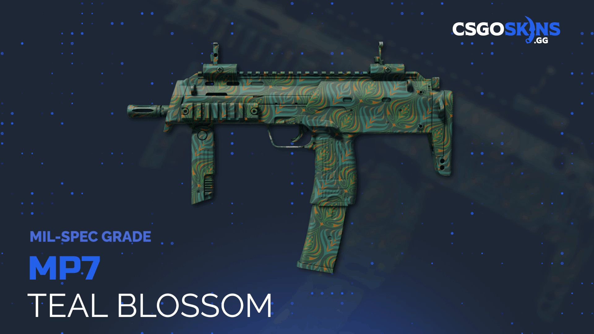 MP7 | Teal Blossom Gameplay Showcase