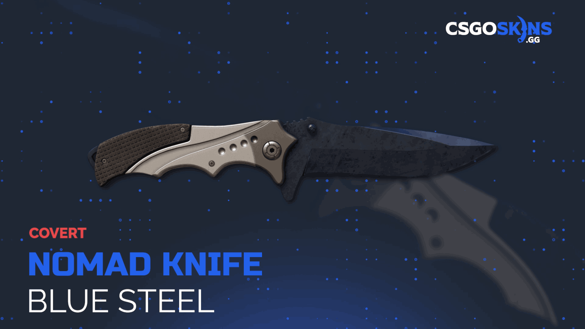 ★ Nomad Knife | Blue Steel Gameplay Showcase