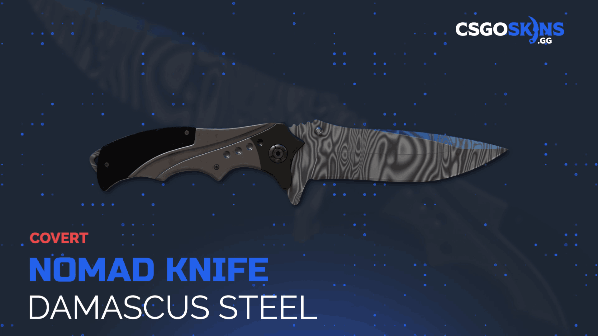 ★ Nomad Knife | Damascus Steel Gameplay Showcase