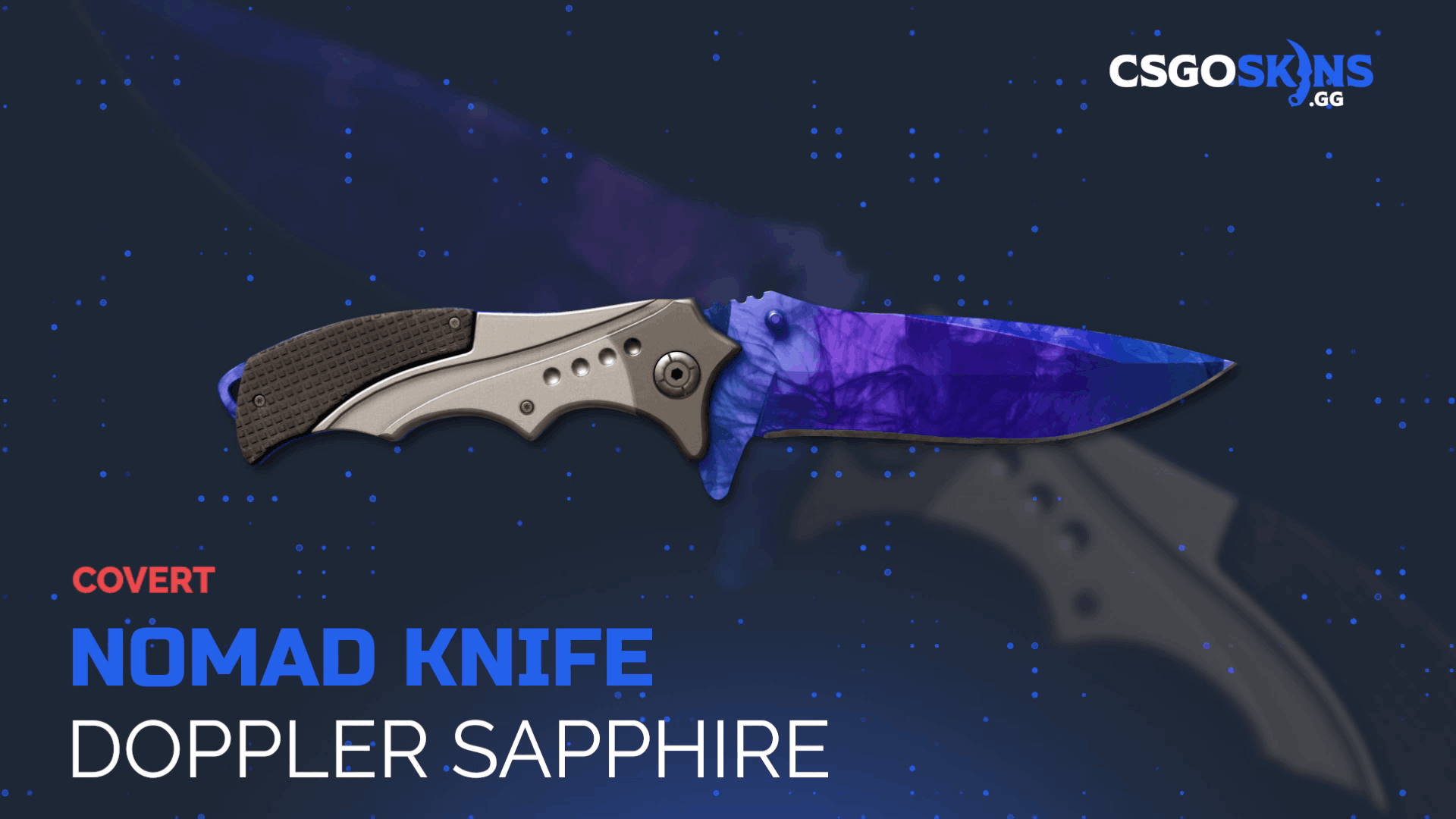 ★ Nomad Knife | Doppler Sapphire Gameplay Showcase