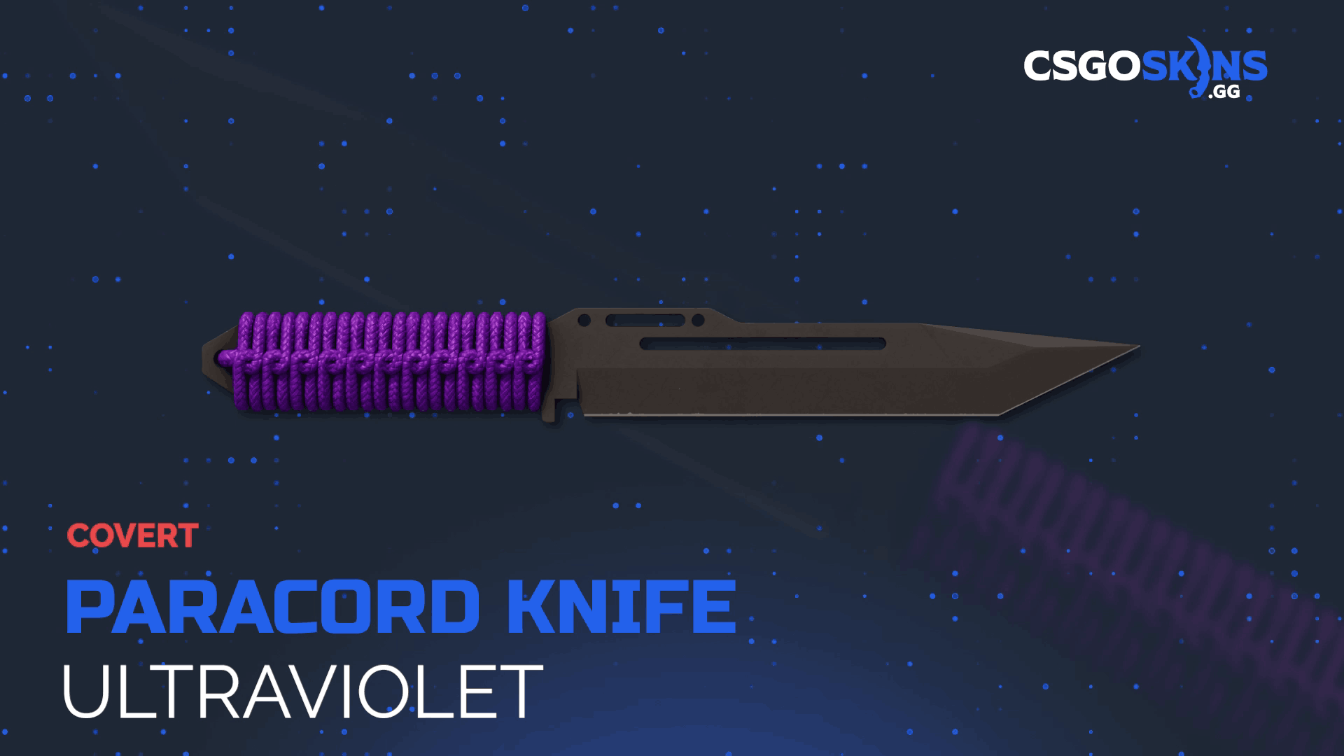 ★ Paracord Knife | Ultraviolet Gameplay Showcase