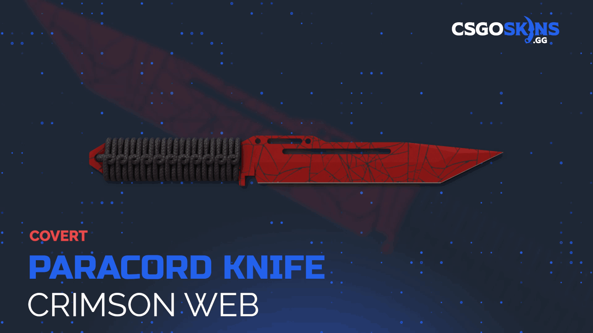 ★ Paracord Knife | Crimson Web Gameplay Showcase