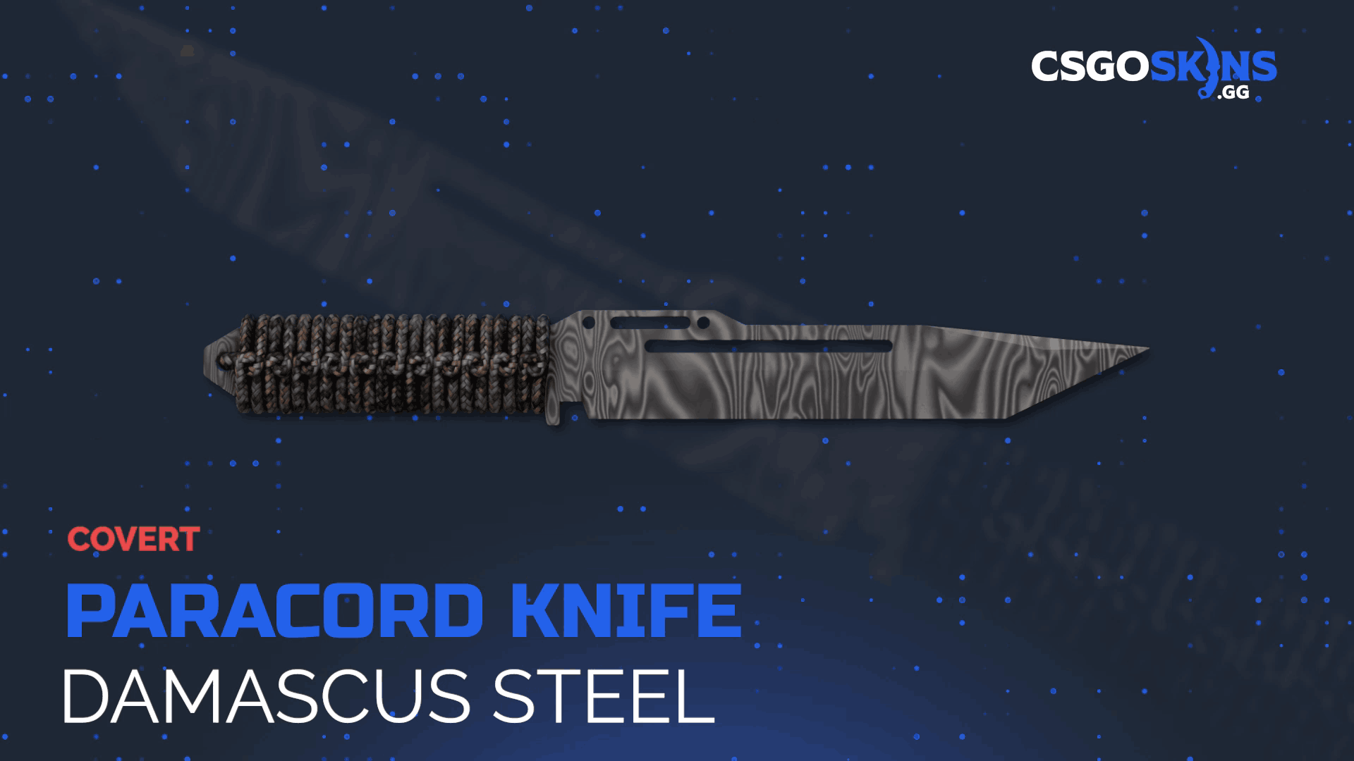 ★ Paracord Knife | Damascus Steel Gameplay Showcase