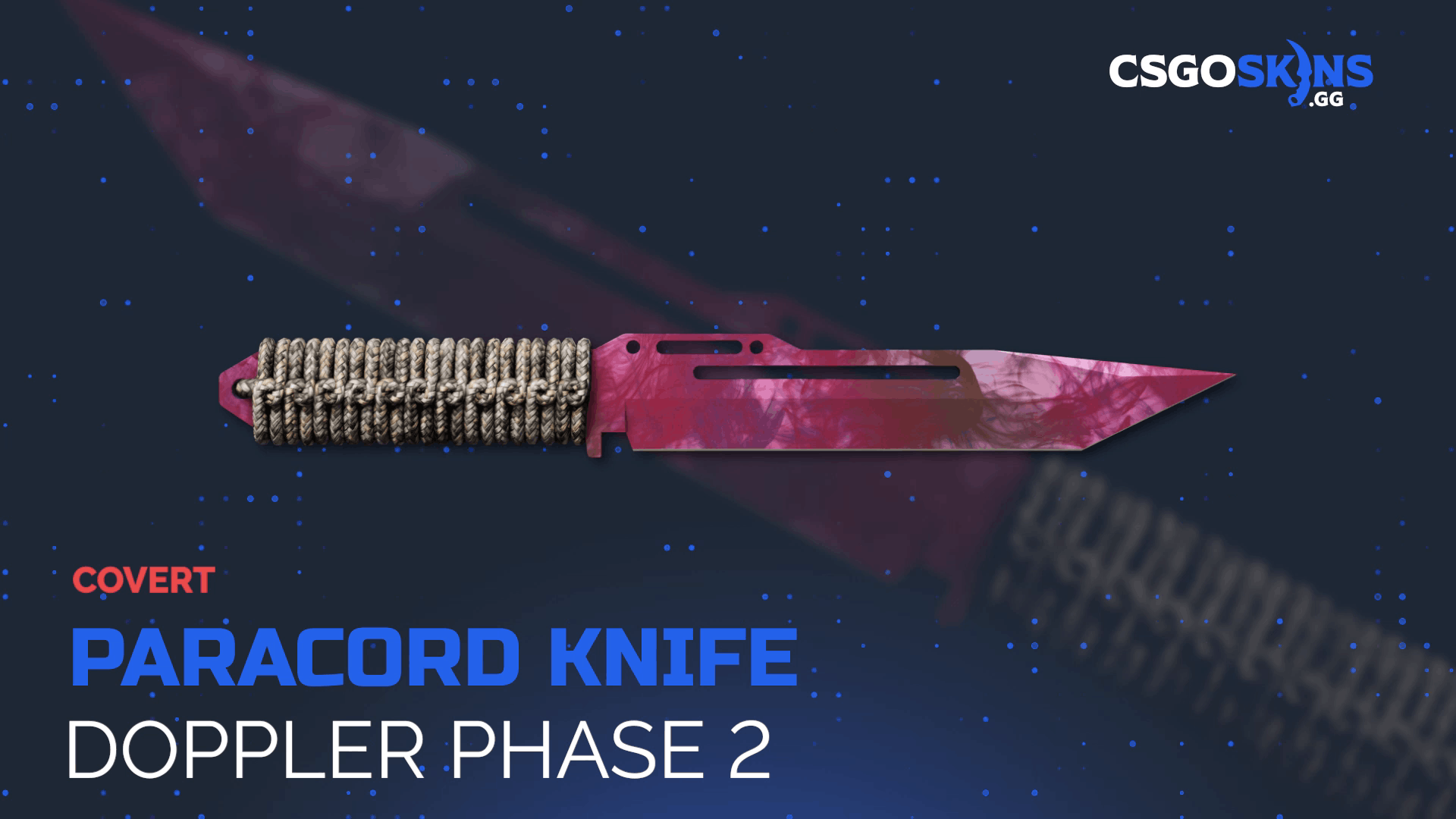 ★ Paracord Knife | Doppler Phase 2 Gameplay Showcase