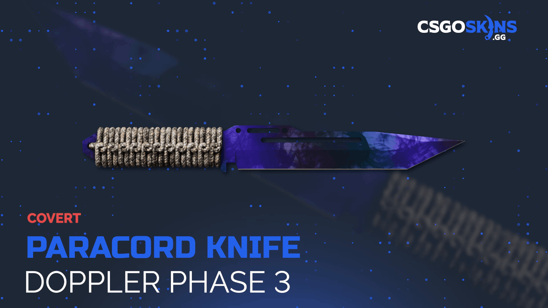★ Paracord Knife | Doppler Phase 3 Gameplay Showcase