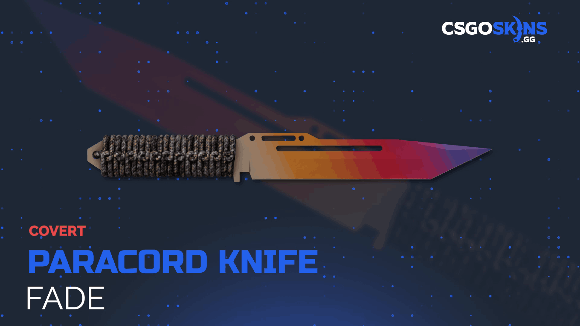 ★ Paracord Knife | Fade Gameplay Showcase