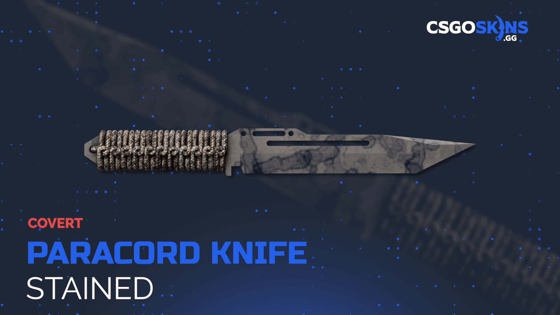 ★ Paracord Knife | Stained Gameplay Showcase