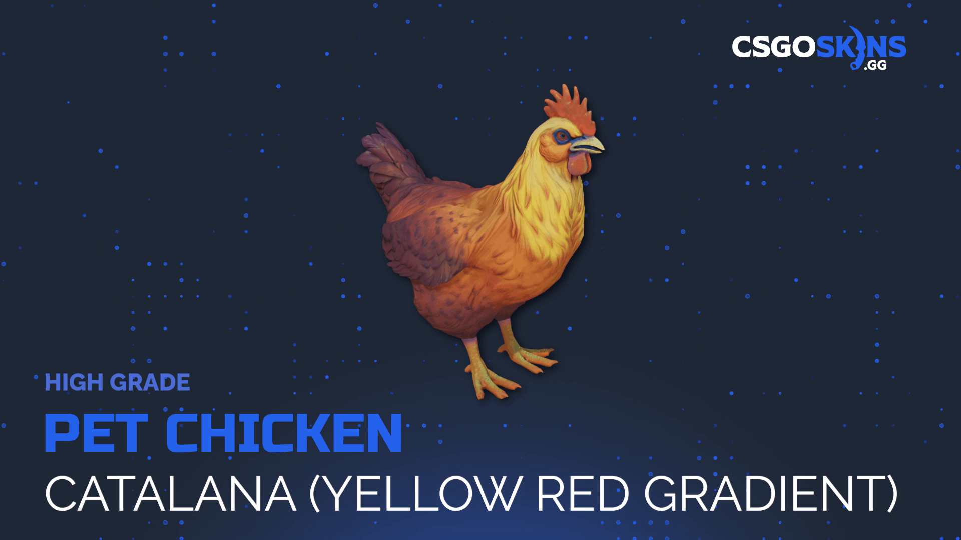 Pet Chicken | Catalana (Yellow Red Gradient) Gameplay Showcase