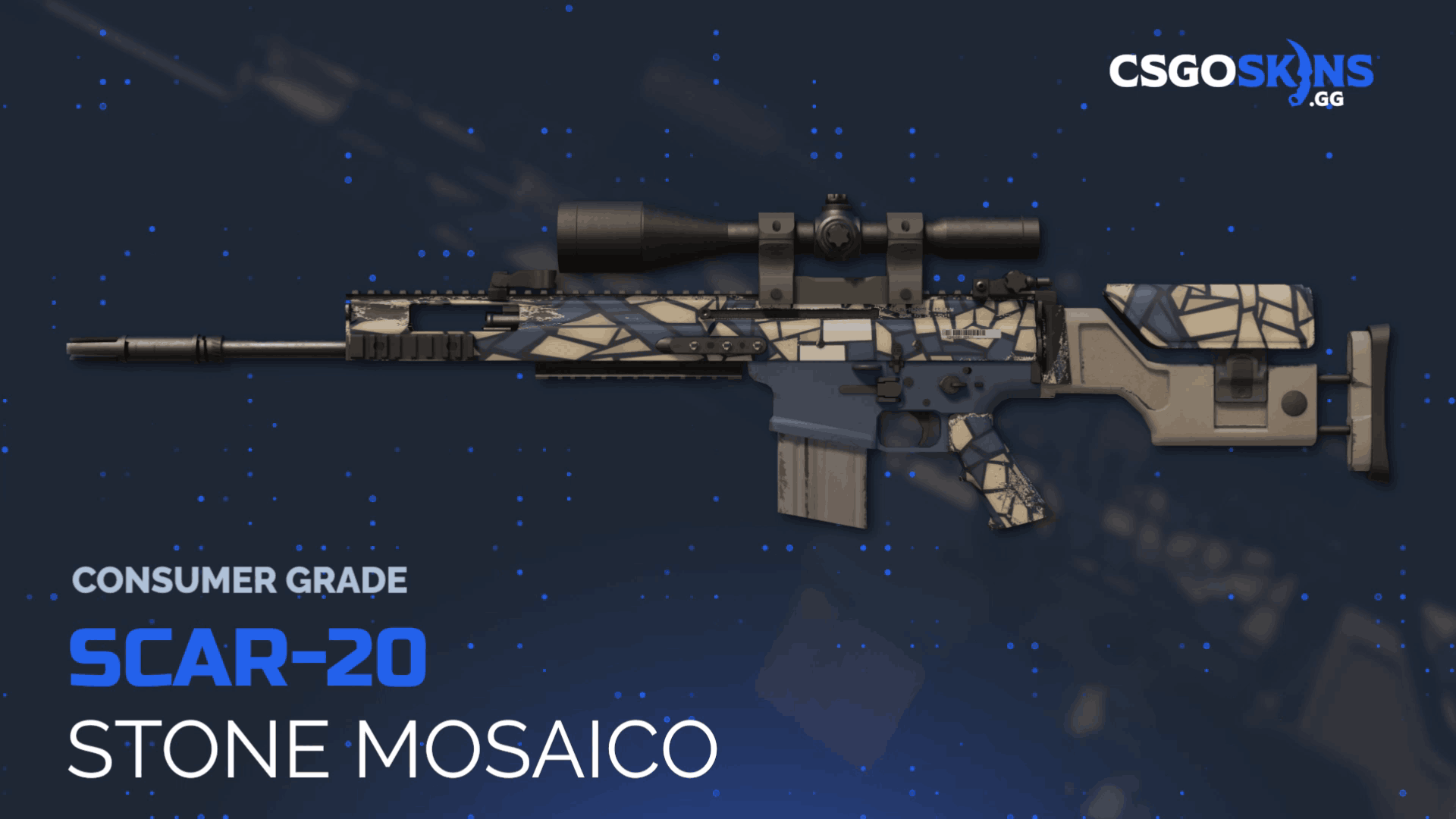 SCAR-20 | Stone Mosaico Gameplay Showcase