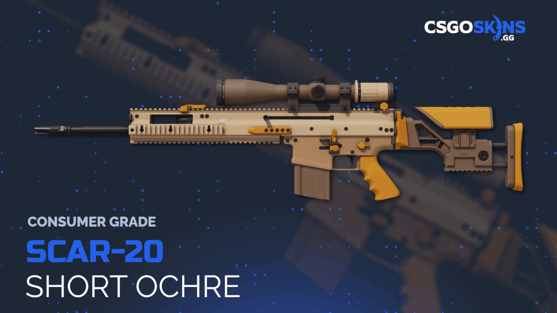 SCAR-20 | Short Ochre Gameplay Showcase