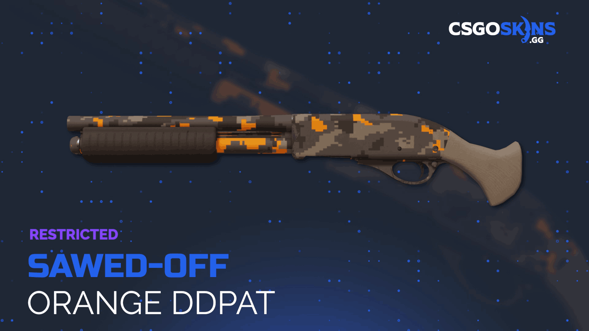 Sawed-Off | Orange DDPAT Gameplay Showcase