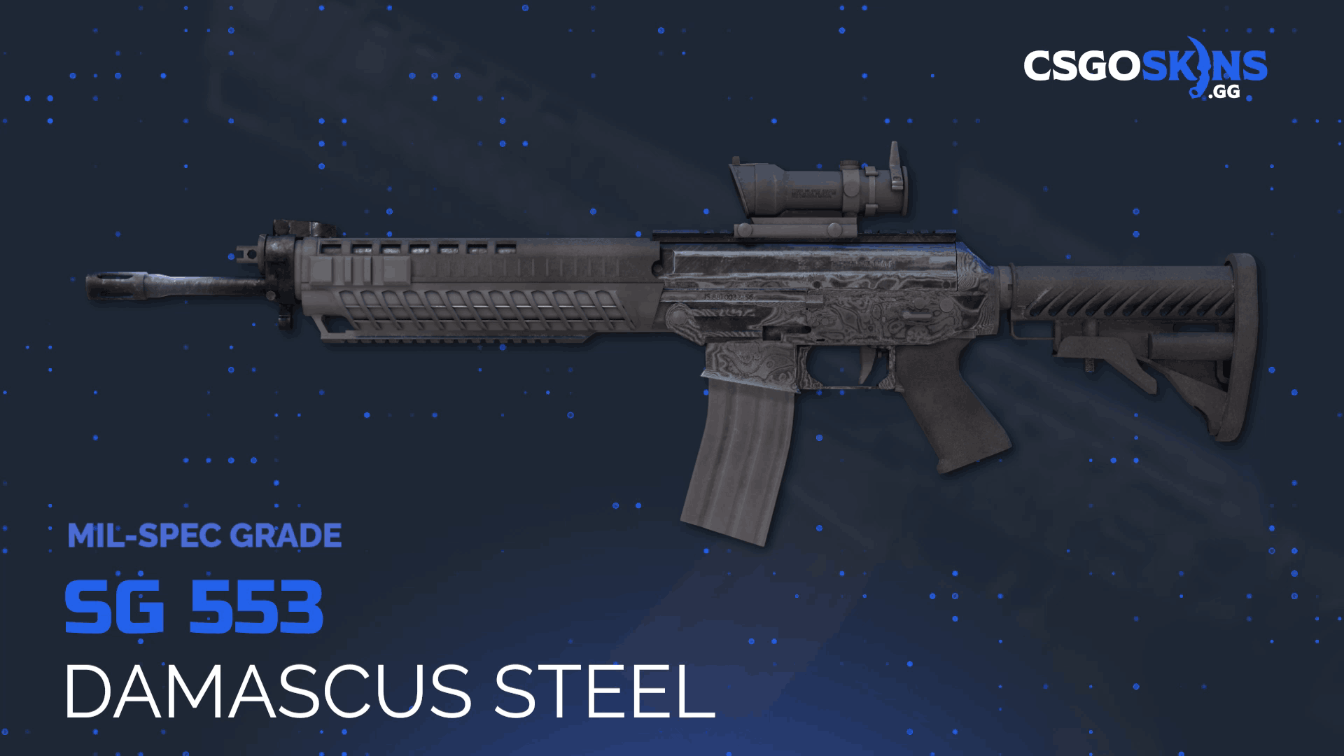 SG 553 | Damascus Steel Gameplay Showcase