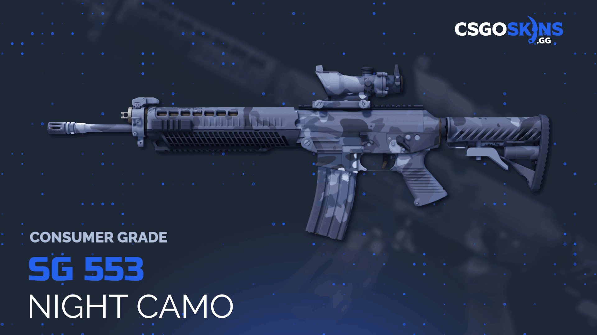 SG 553 | Night Camo Gameplay Showcase