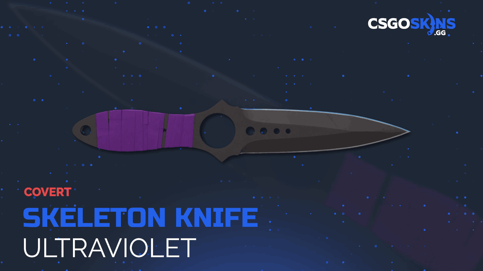 ★ Skeleton Knife | Ultraviolet Gameplay Showcase