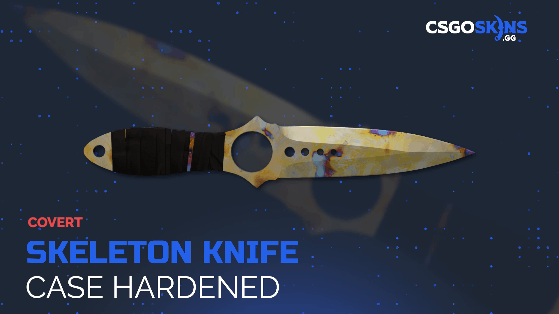 ★ Skeleton Knife | Case Hardened Gameplay Showcase