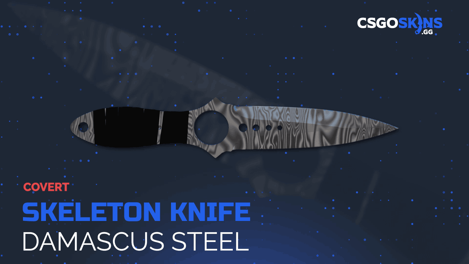 ★ Skeleton Knife | Damascus Steel Gameplay Showcase