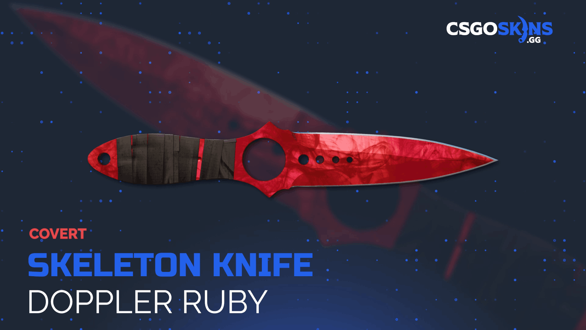 ★ Skeleton Knife | Doppler Ruby Gameplay Showcase