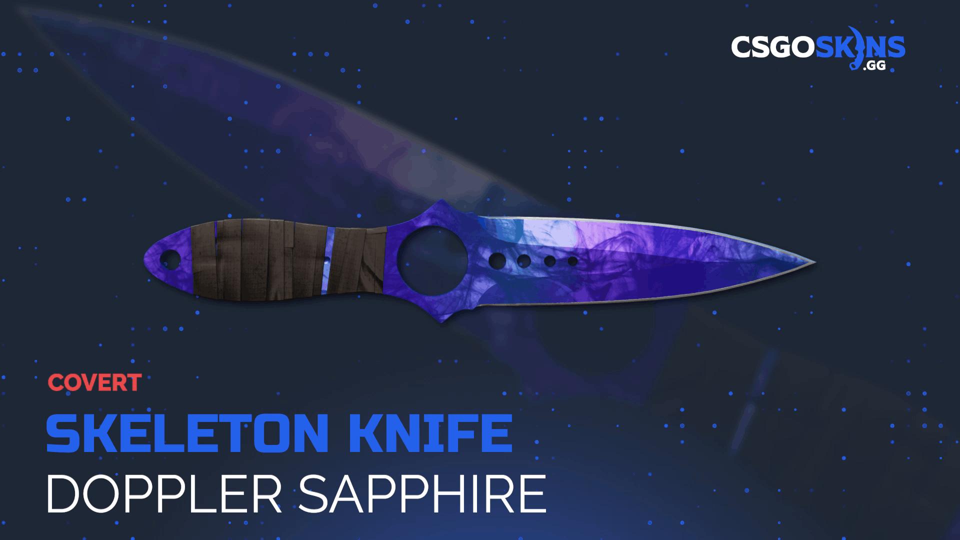 ★ Skeleton Knife | Doppler Sapphire Gameplay Showcase