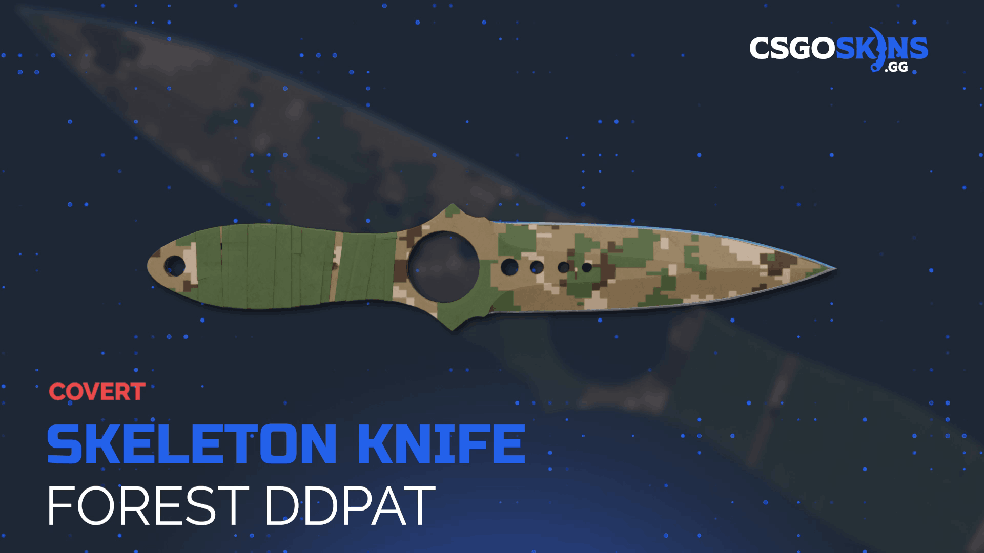 ★ Skeleton Knife | Forest DDPAT Gameplay Showcase