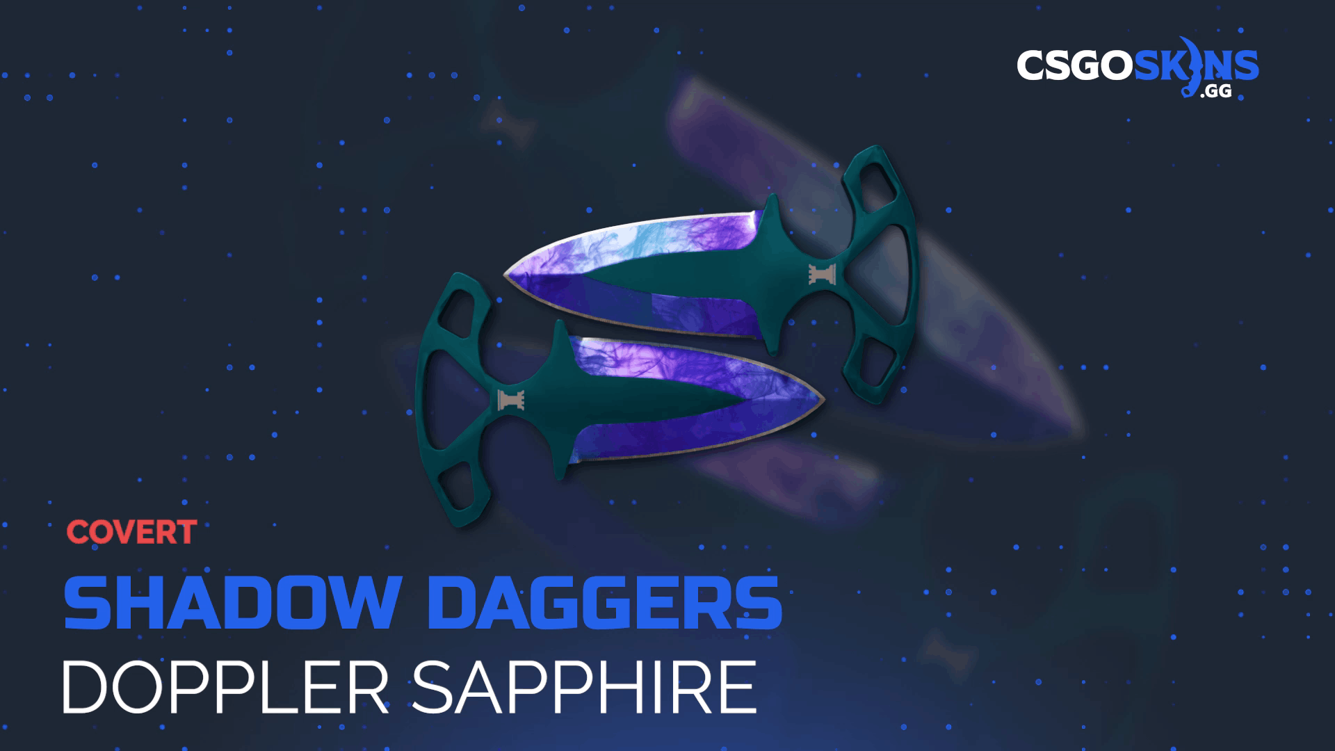 ★ Shadow Daggers | Doppler Sapphire Gameplay Showcase