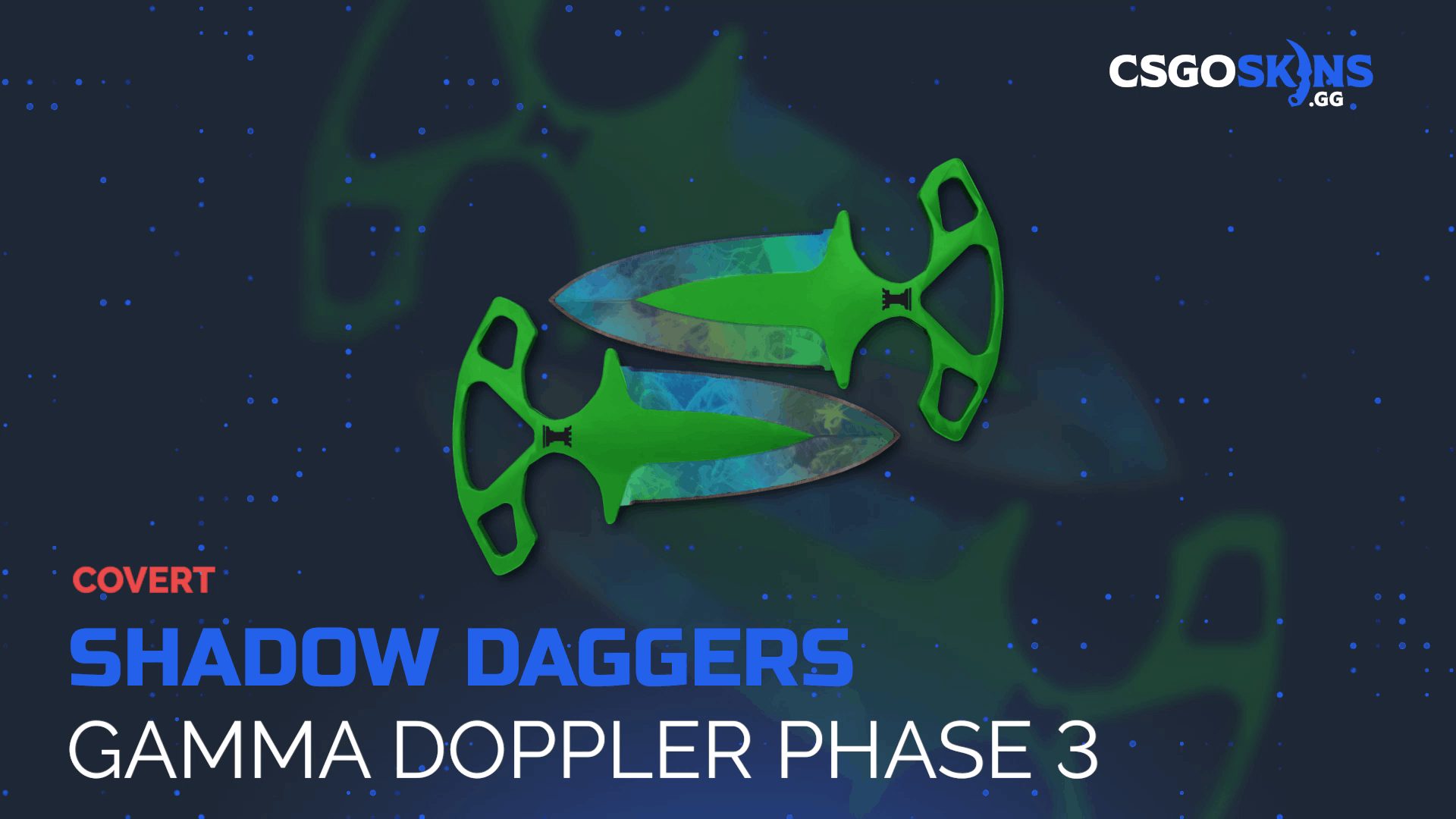 ★ Shadow Daggers | Gamma Doppler Phase 3 Gameplay Showcase