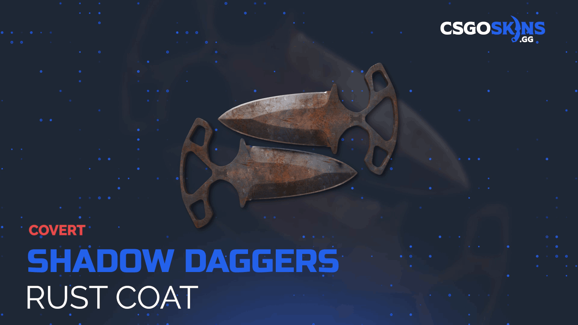★ Shadow Daggers | Rust Coat Gameplay Showcase