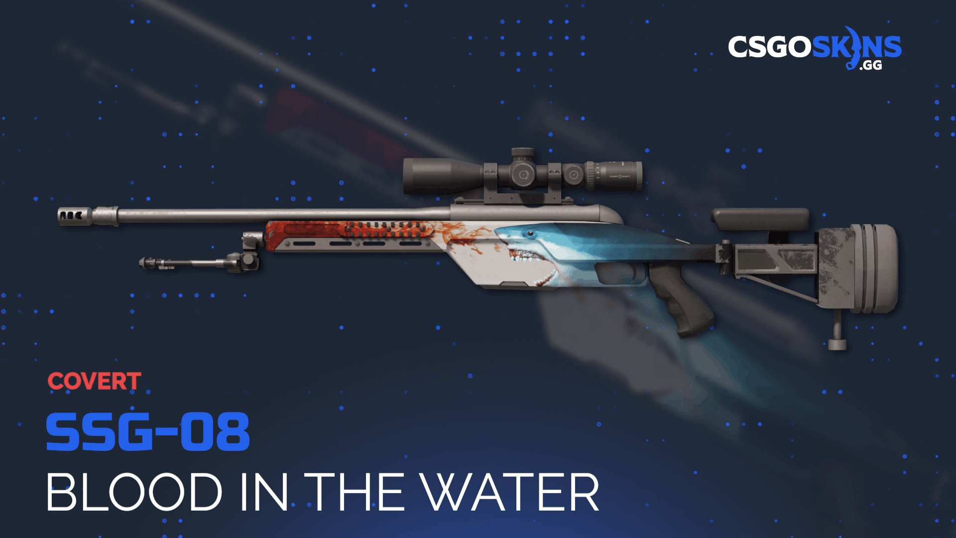 SSG 08 | Blood in the Water Gameplay Showcase