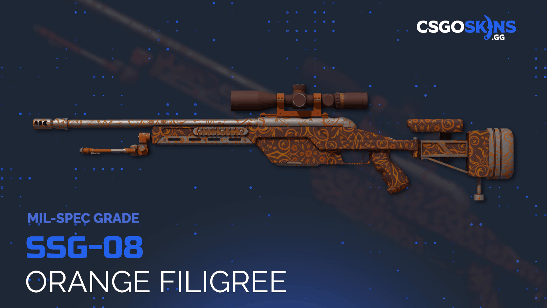 SSG 08 | Orange Filigree Gameplay Showcase