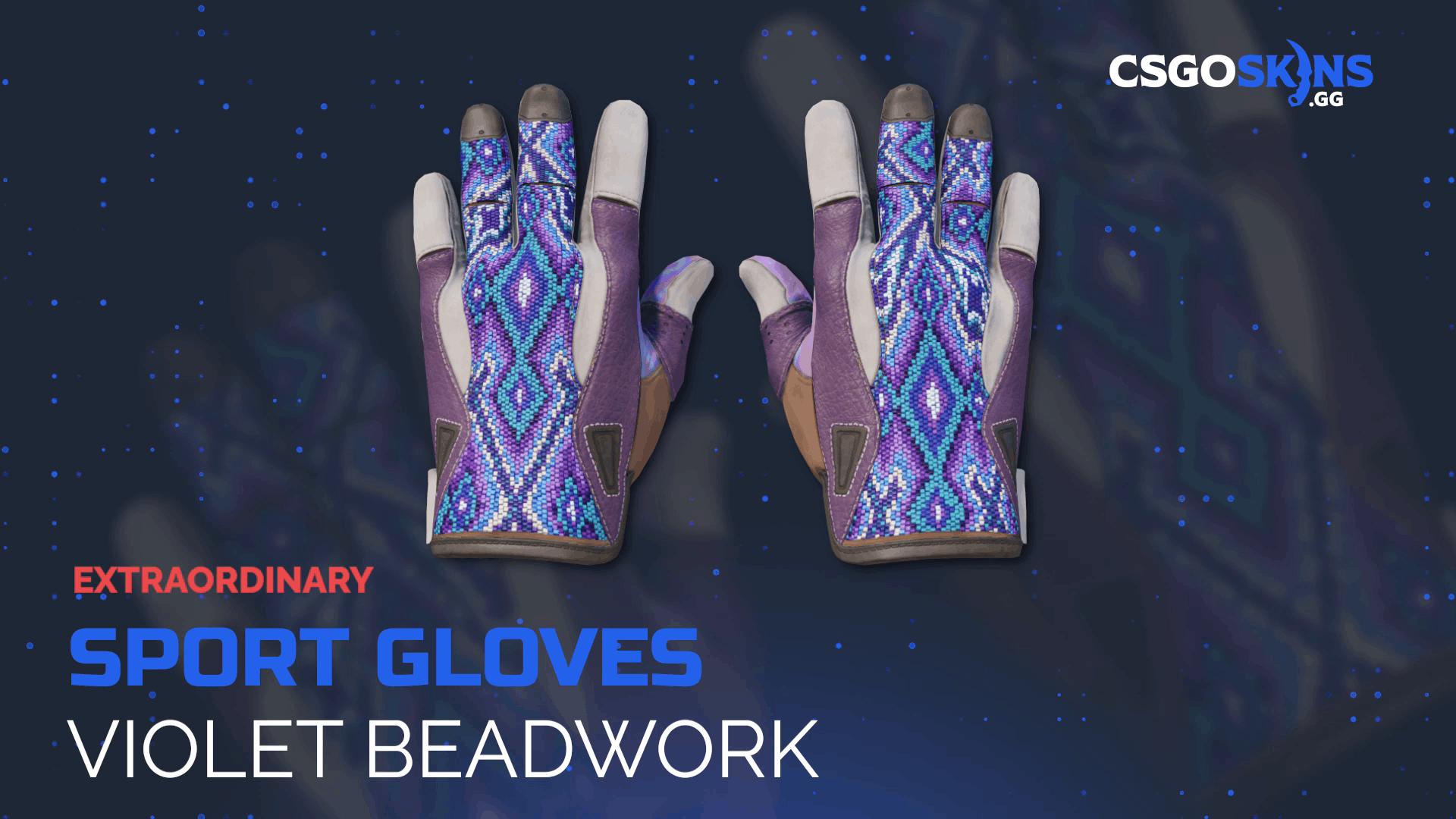 ★ Sport Gloves | Violet Beadwork Gameplay Showcase