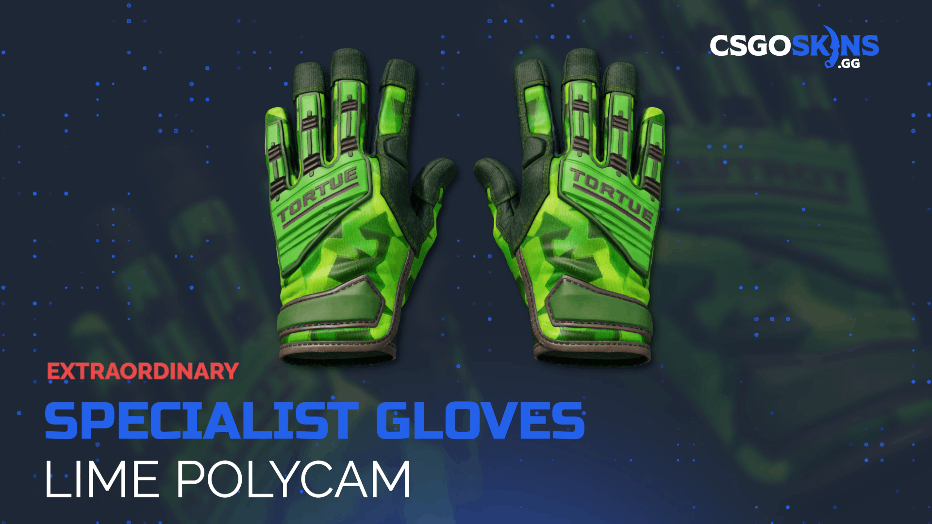 ★ Specialist Gloves | Lime Polycam Gameplay Showcase