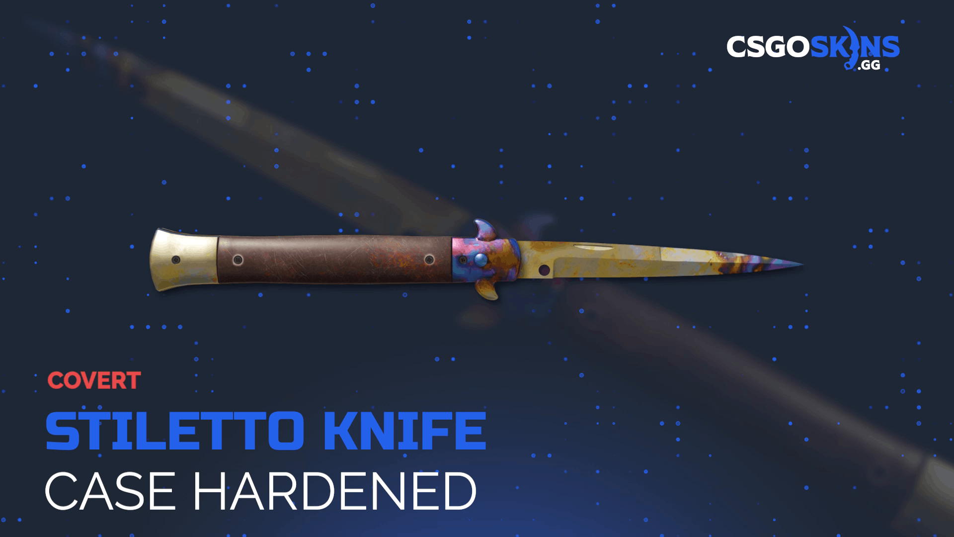★ Stiletto Knife | Case Hardened Gameplay Showcase
