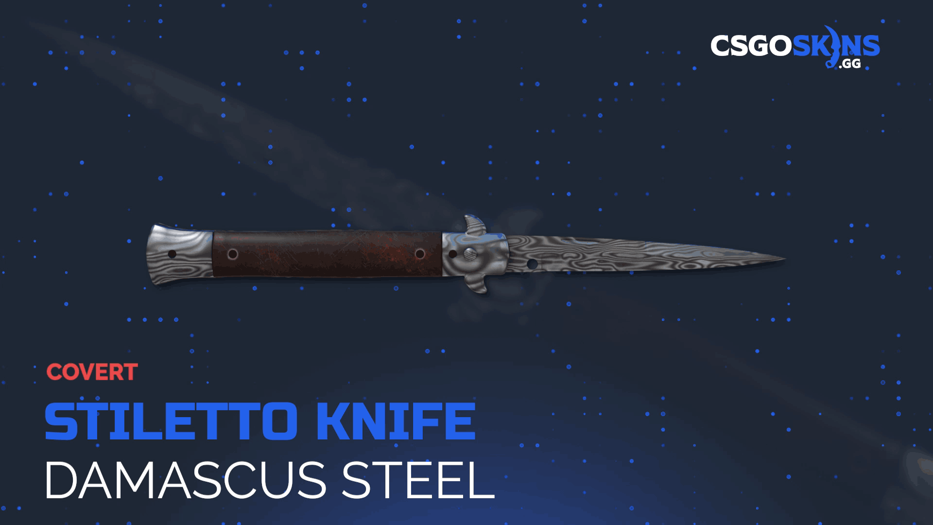 ★ Stiletto Knife | Damascus Steel Gameplay Showcase