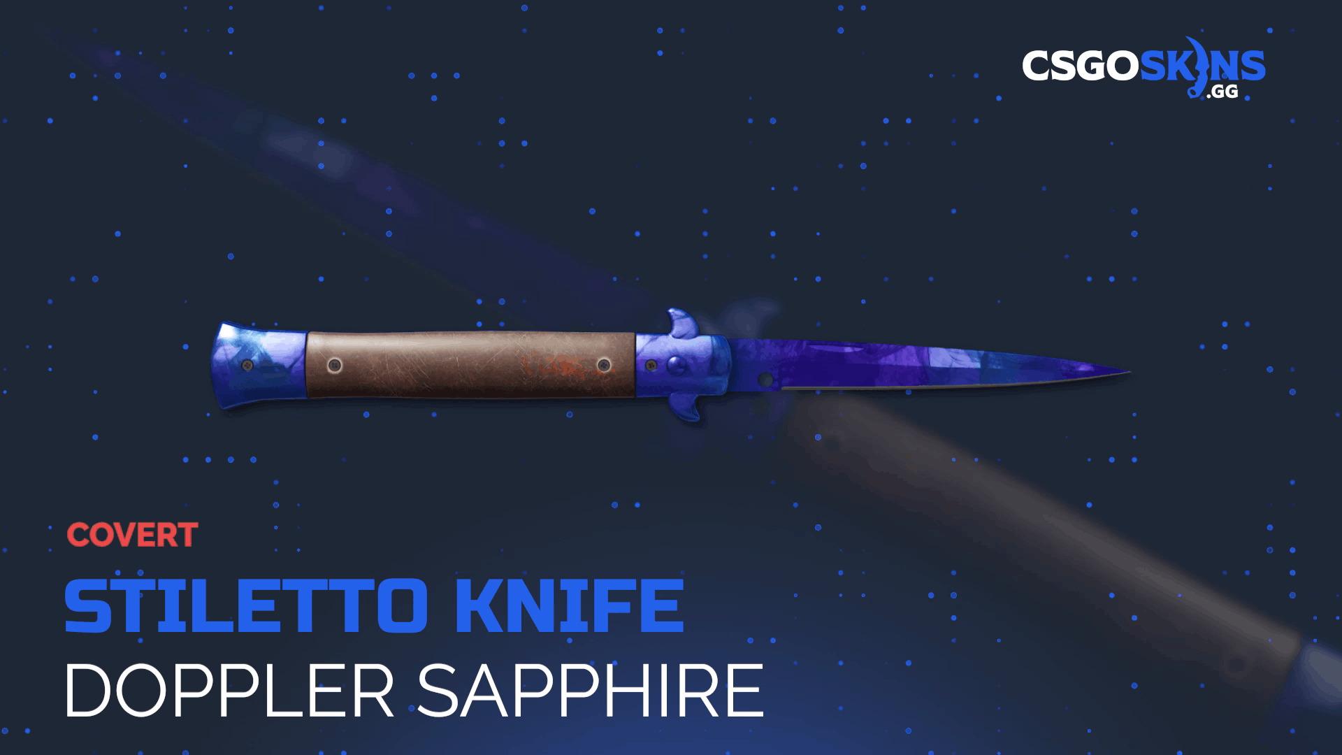 ★ Stiletto Knife | Doppler Sapphire Gameplay Showcase