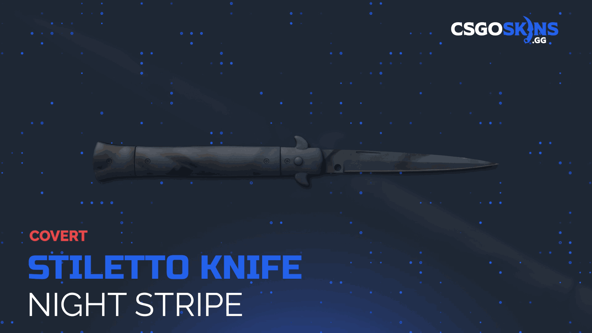 ★ Stiletto Knife | Night Stripe Gameplay Showcase