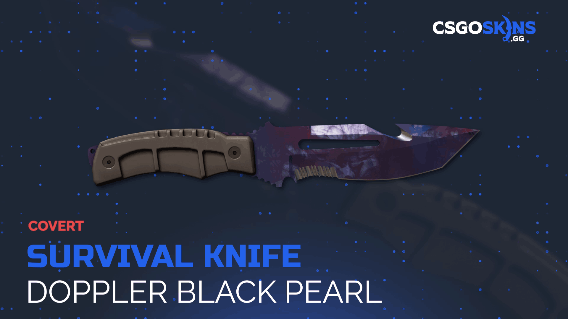 ★ Survival Knife | Doppler Black Pearl Gameplay Showcase