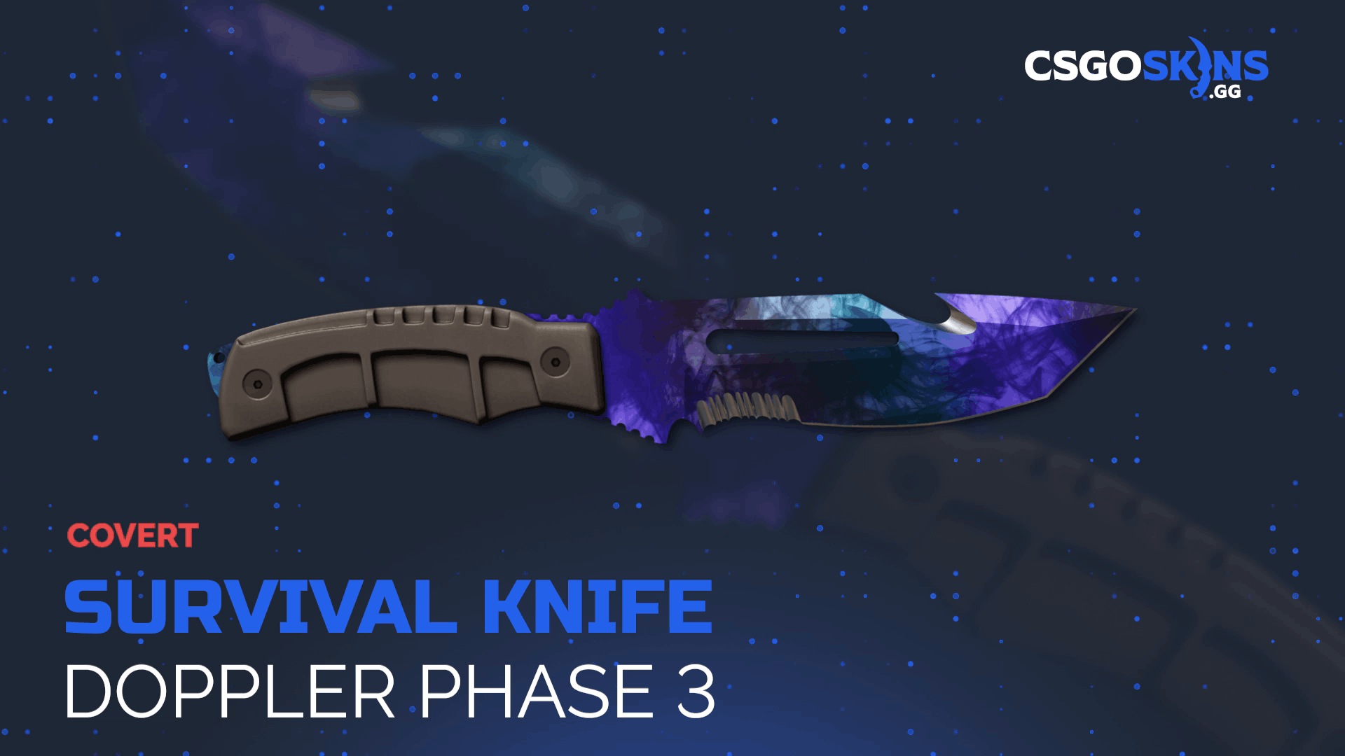 ★ Survival Knife | Doppler Phase 3 Gameplay Showcase