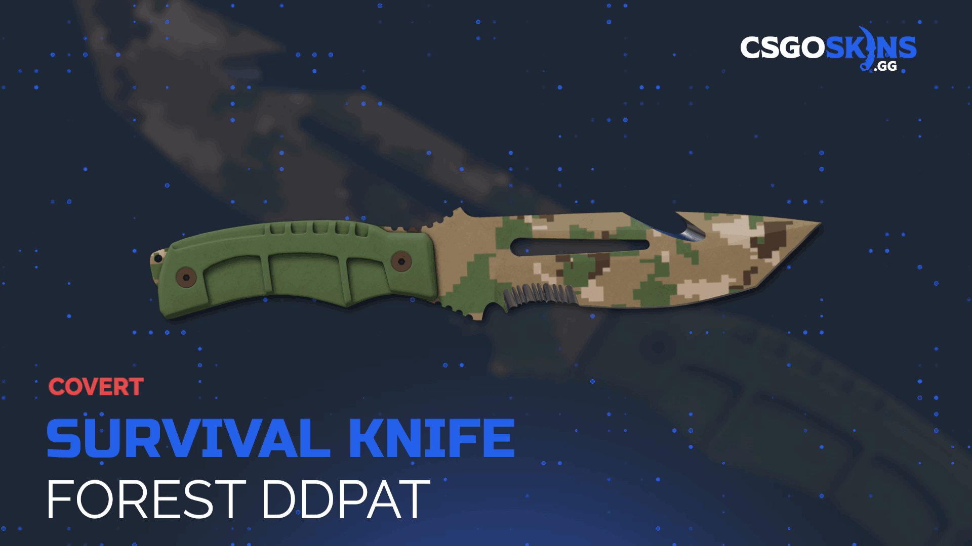 ★ Survival Knife | Forest DDPAT Gameplay Showcase