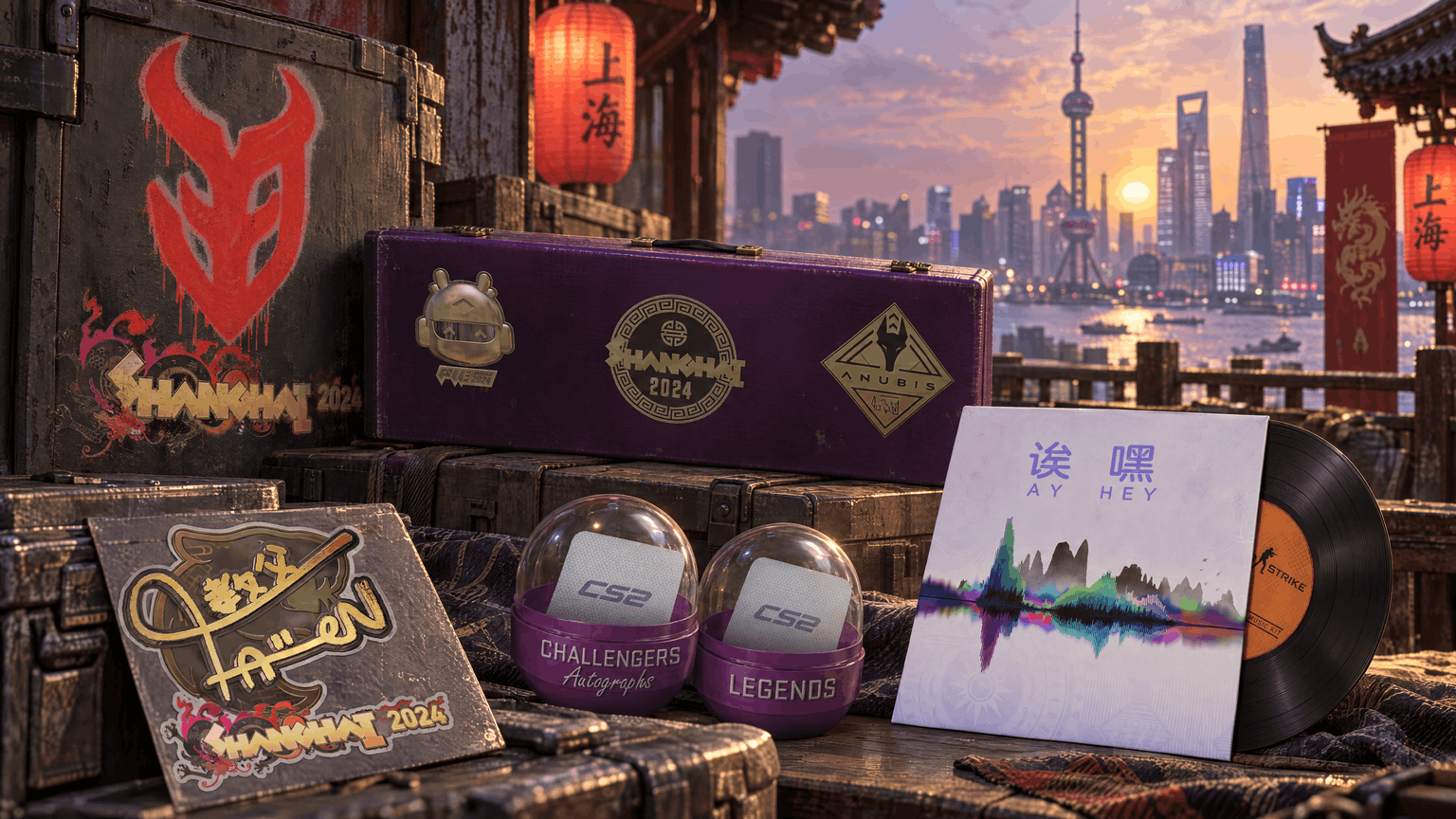 CS2 Update Adds Shanghai 2024 Stickers
