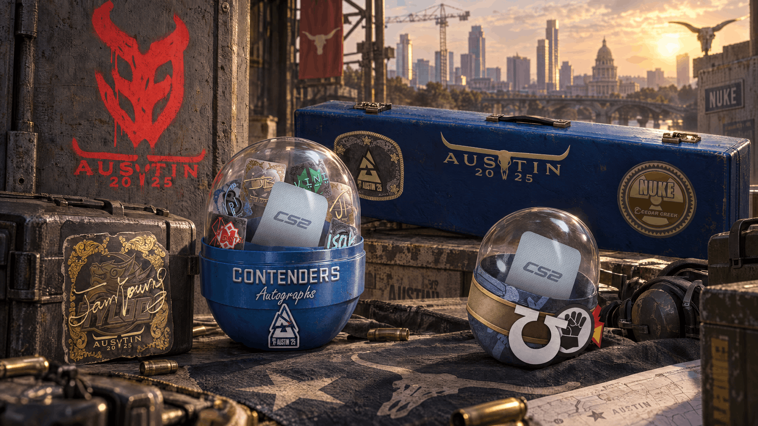 CS2 Update Adds Austin 2025 Stickers