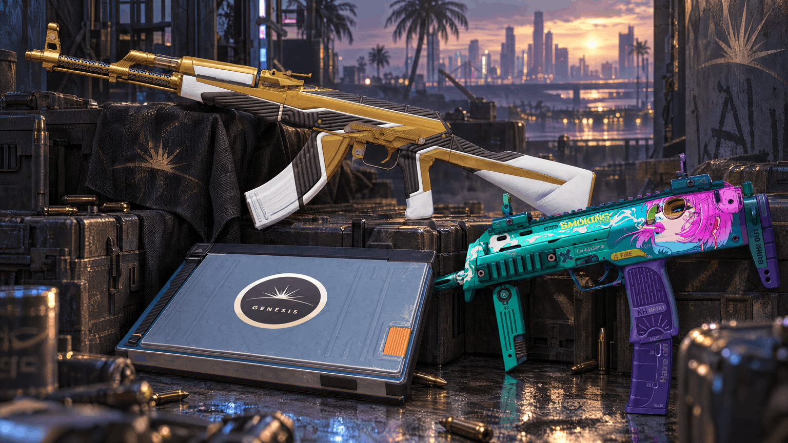 CS2 Update Adds Genesis Skins & First Uplink Terminal