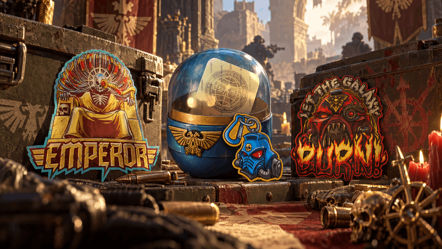 CS2 Update Adds Warhammer 40,000 Stickers