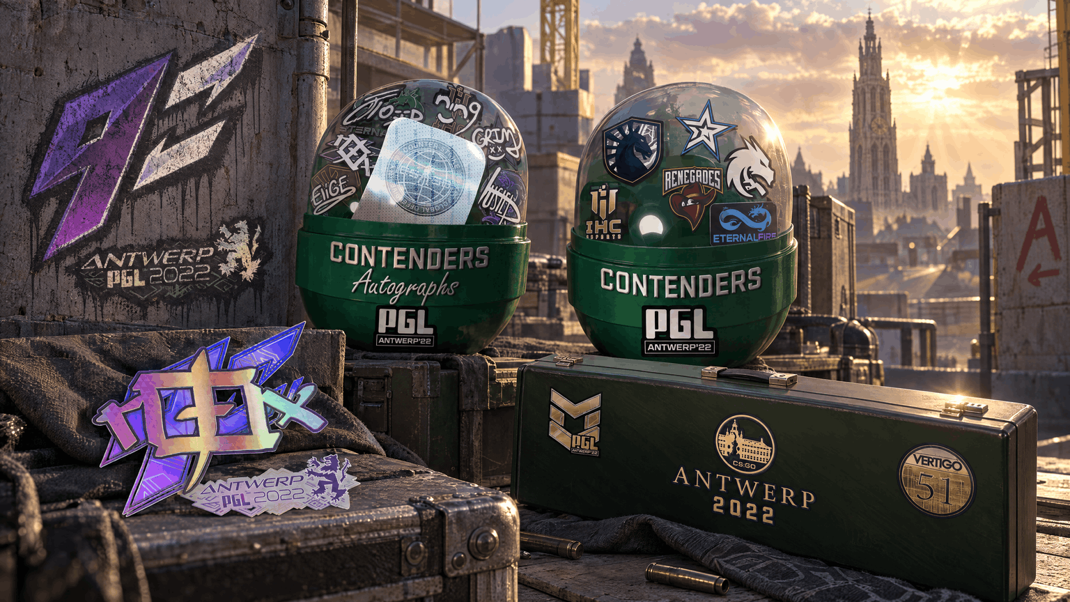 CS2 Update Adds Antwerp 2022 Stickers